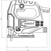 Електролобзик METABO Steb 65 Quick (50948)