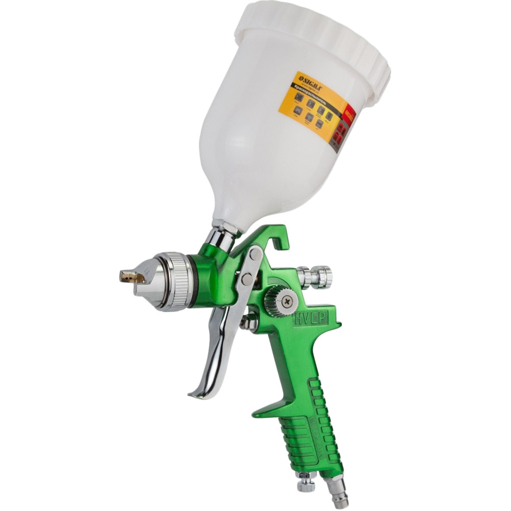 Краскопульт SIGMA HVLP 1.4 Green (6812021) Краскопульт SIGMA HVLP 1.4 Green (6812021) Производительность 280