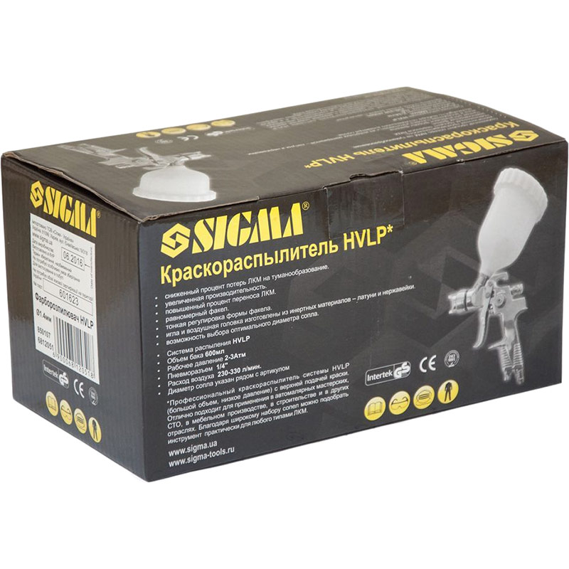 Заказать Краскопульт SIGMA HVLP 1.4 Silver (6812051)