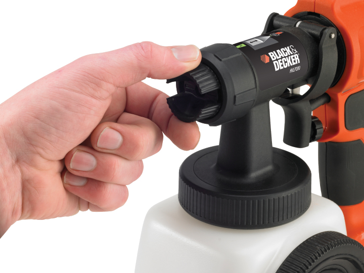 Фарбопульт BLACK&DECKER HVLP200 Об'єм контейнера 1200