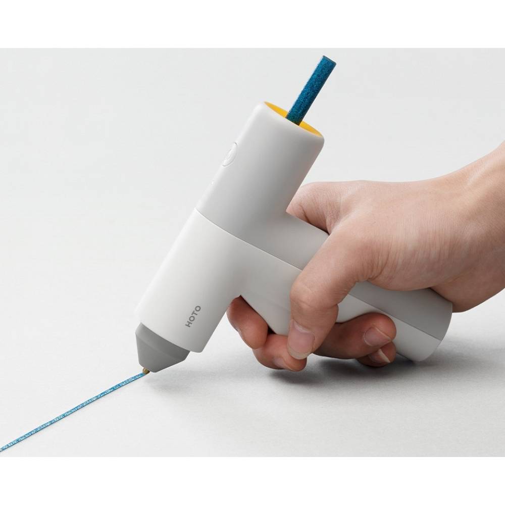 Клейовий пістолет HOTO Lithium Battery Glue Gun White (QWRJQ001) Ємність акумулятора 2000