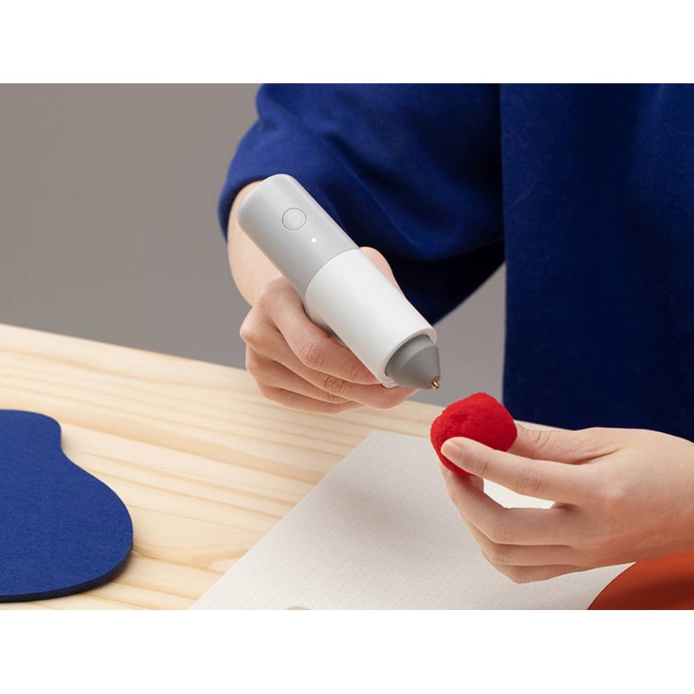 Клейовий пістолет HOTO Lithium Battery Glue Gun White (QWRJQ001) Мін.довжина клейового стрижня 125