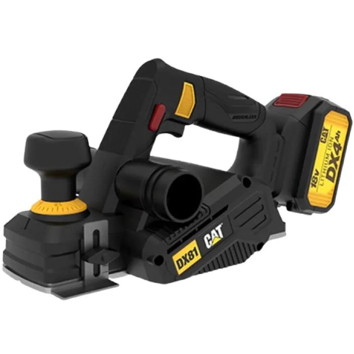 Электрорубанок CAT DX81B без АКБ и ЗУ Глубина строгания 2