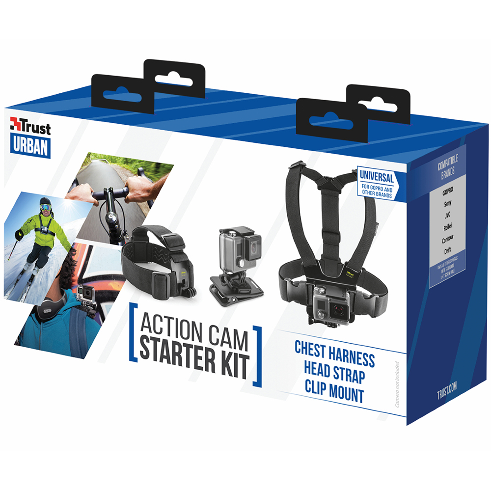 Набор «3 в 1» TRUST Action Cam Starter Kit (21231) Тип комплект аксессуаров