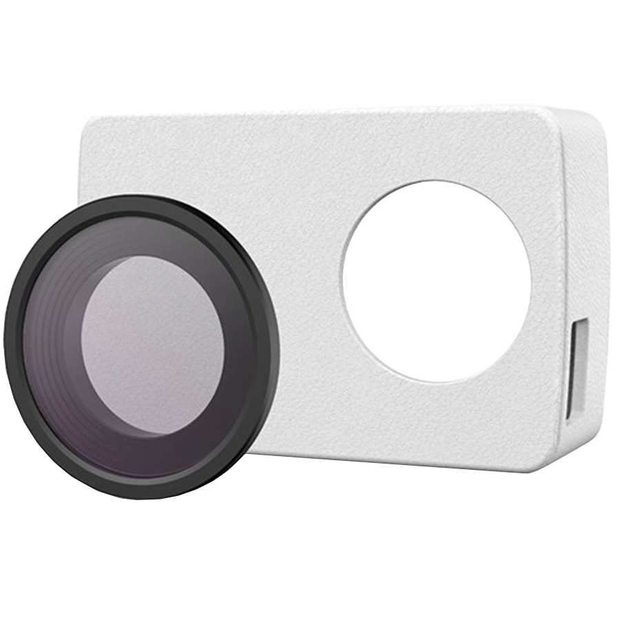 Фото 2 Защитный комплект Xiaomi Yi 4K Camera объектив + кожаный чехол White (YI-91005)