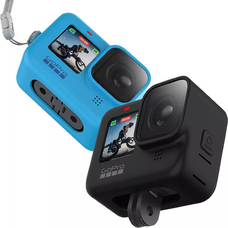 Чохол GOPRO Sleeve&Lanyard Blue для HERO9 Black (ADSST-003) Додатково совместим с HERO9 Black