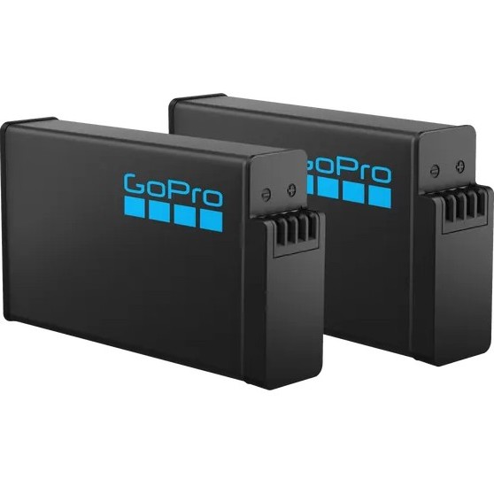 Двойное зарядное устройство GOPRO для GoPro MAX2 + 2 аккумулятора Enduro (AMDBD-001-EU) Особенности заряжает два аккумулятора одновременно; светодиодные индикаторы быстрой проверки показывают уровень заряда