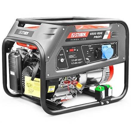 

Генератор STARK 6500 RDE Profi (240550020), Бензиновий генератор 6500 RDE Profi (240550020)