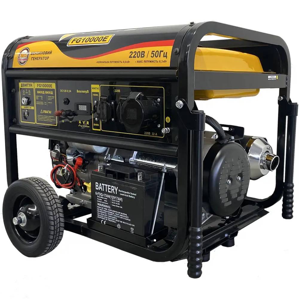 Генератор бензиновый FORTE FG10000E (124467) Тип альтернатора синхронный