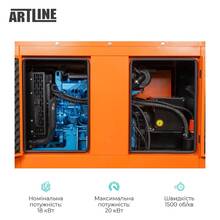 Генератор дизельний TURQPOWER TP-B 25 Baudouin 18kW 20kW Max (4M06G25/5)