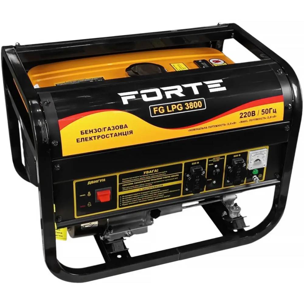 Генератор Forte FG-LPG3800 (58391) Генератор Forte FG-LPG3800 (58391) Тип альтернатора синхронный