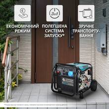 Генератор KONNER&SOHNEN 230В 8.5кВт АВР (ATS) (KS8100IEATSR)
