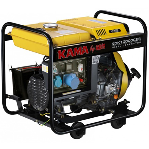Генератор дизельный KAMA трехфазный 230/400V, 9.4KVA (KDK10000CE3) Генератор дизельный KAMA трехфазный 230/400V, 9.4KVA (KDK10000CE3)