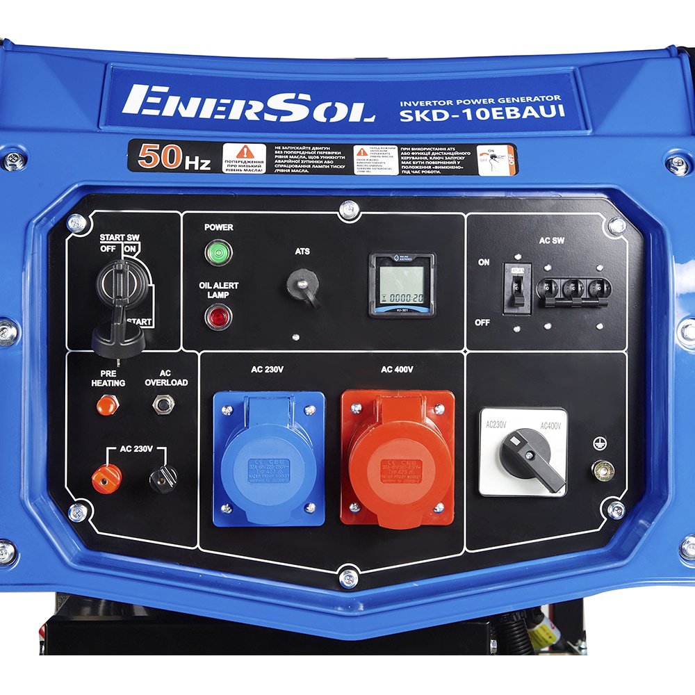 Зовнішній вигляд Генератор ENERSOL SKD-10EBAUI
