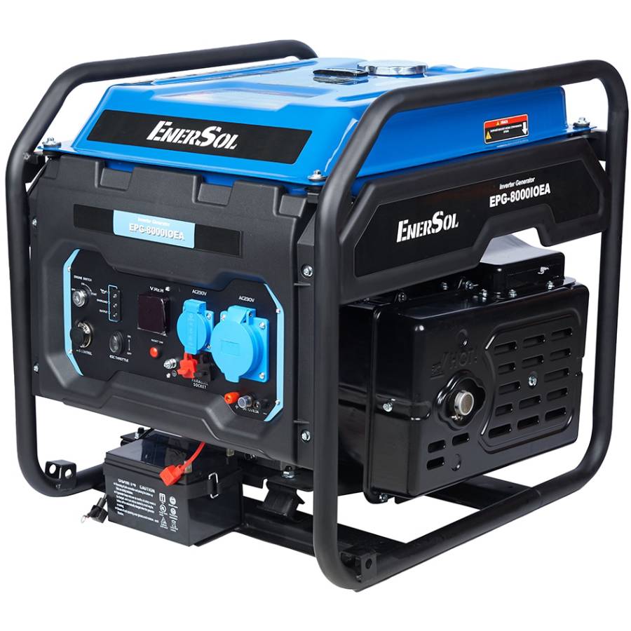 Генератор бензиновый ENERSOL EPG-8000IOEA Blue Генератор бензиновый ENERSOL EPG-8000IOEA Blue Тип альтернатора инверторный