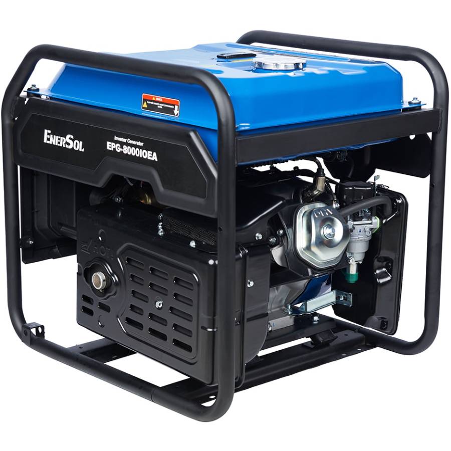 Генератор бензиновый ENERSOL EPG-8000IOEA Blue Генератор бензиновый ENERSOL EPG-8000IOEA Blue Дополнительно Номинальные обороты двигателя: 3000 об/мин; охлаждение двигателя/генератора: воздушное