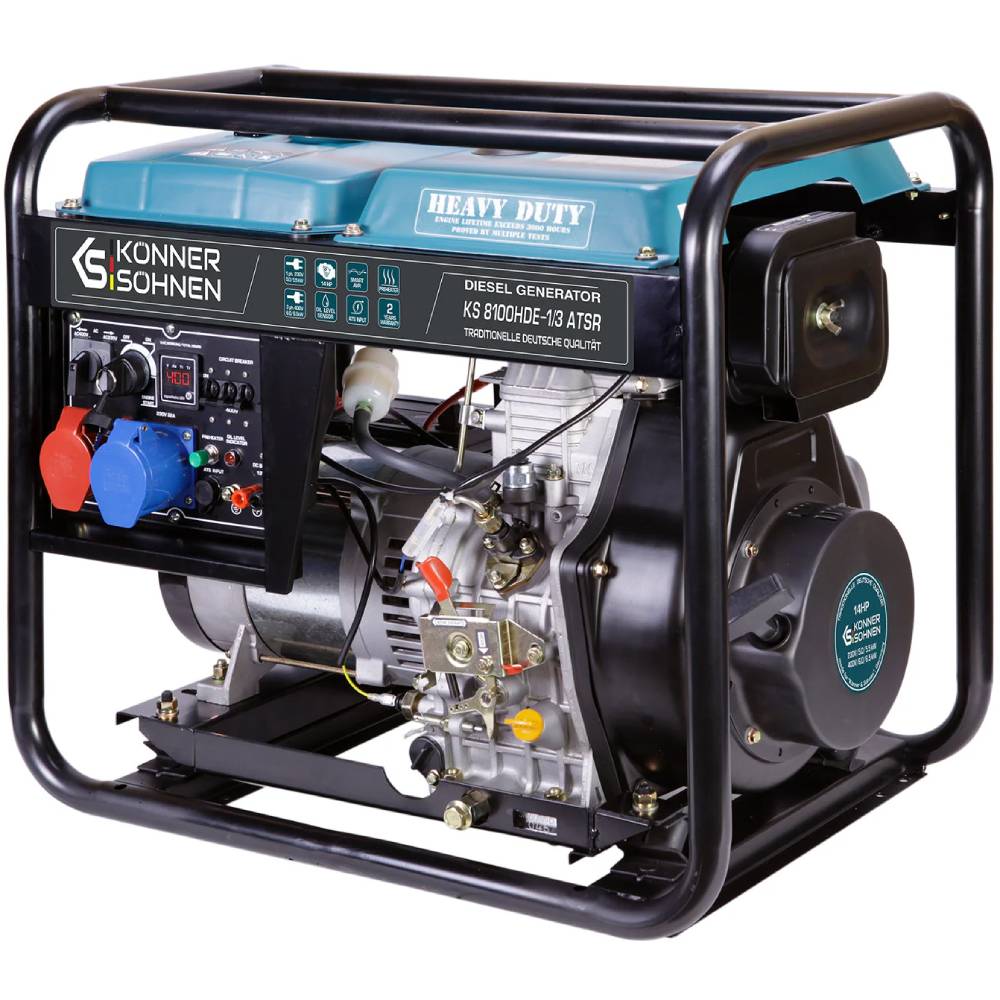 Генератор дизельный KONNER&SOHNEN KS 8100HDE-1/3 ATSR Внешний вид Генератор дизельный KONNER&SOHNEN KS 8100HDE-1/3 ATSR