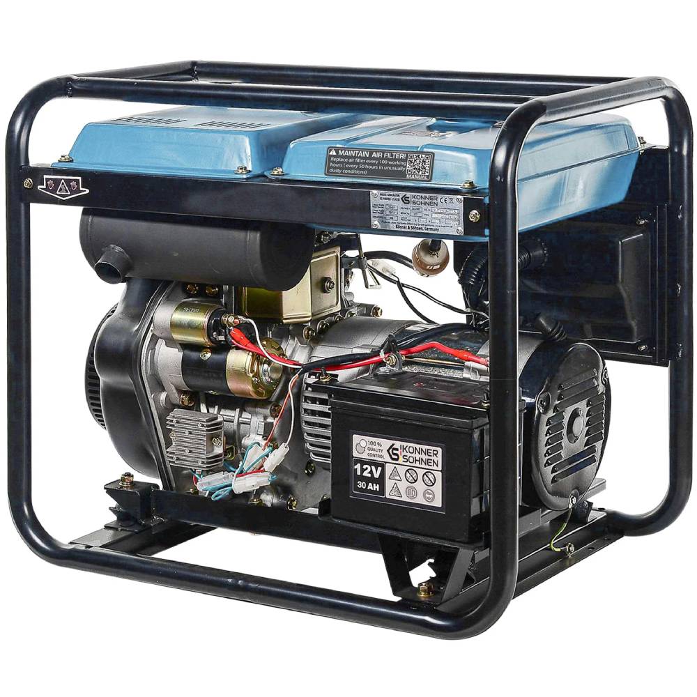 Генератор дизельный KONNER&SOHNEN KS 8100HDE-1/3 ATSR Генератор дизельный KONNER&SOHNEN KS 8100HDE-1/3 ATSR Двигатель четырехтактный