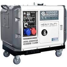 Генератор дизельный KONNER&SOHNEN KS 9302DE-1/3 ATSR Генератор дизельный KONNER&SOHNEN KS 9302DE-1/3 ATSR