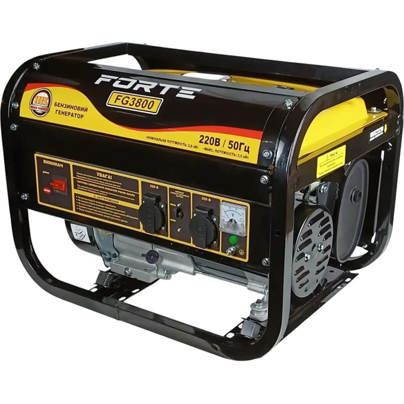Генератор бензиновий FORTE FG3800 PRO Двигун чотиритактний