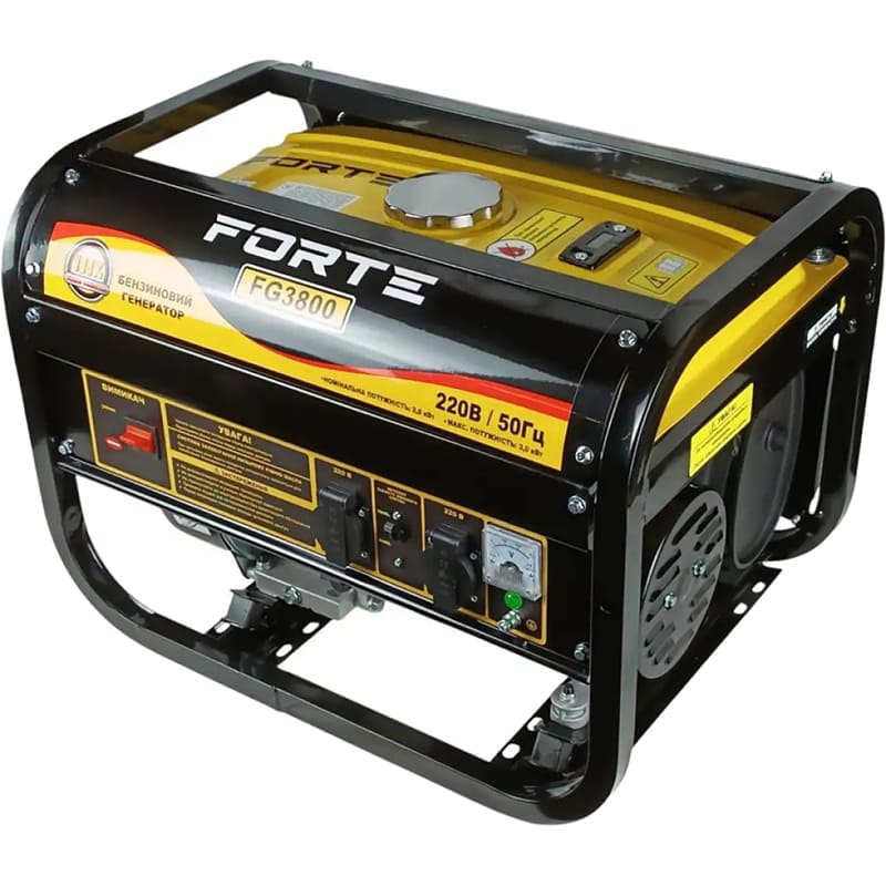 Огляд Генератор бензиновий FORTE FG3800 PRO