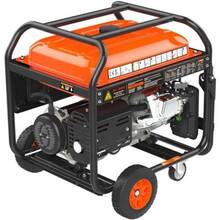 Генератор бензиновый GENERGY SOMPORT 8,3 кВт/9,2 кВт (240902090); При нагрузке 75% (230В / 400В) - потребление горючего 3.82 л/ч / 3.96 л/ч, время непрерывной работы 13,09ч/12,61ч;