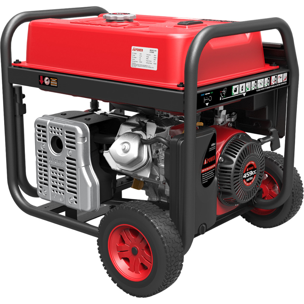 Генератор A-IPOWER A7500E Двигатель четырехтактный