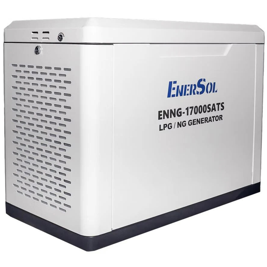 Генератор газовий ENERSOL ENNG-17000SATS Додатково Лічильник мотогодин, Роз'єм ATS для блоку автоматики