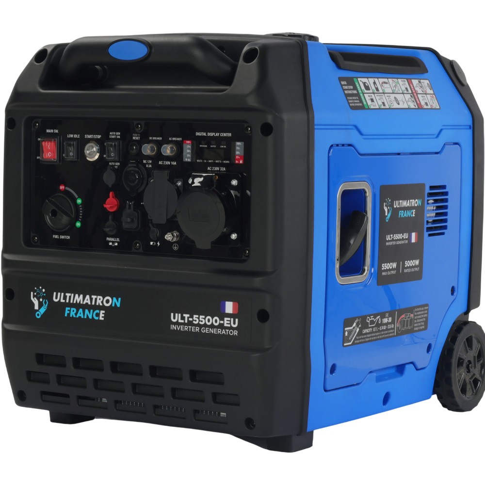 Генератор бензиновий ULTIMATRON 5,0 кВт ULT-5500-EU Тип альтернатора інверторний