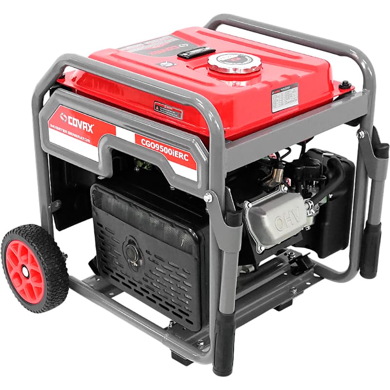 Генератор инверторный COVAX CGO9500iERC Дополнительно Эко-режим; Тип топлива: Бензин (АИ-92/95); Обмотка: 100% медь; 2 x USB-A