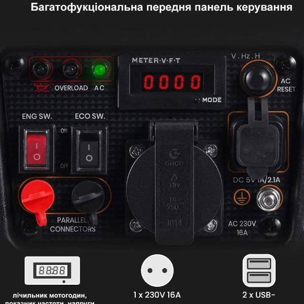 Фото Генератор инверторный бензиновый MXR MaXpeedingRods MXR1500
