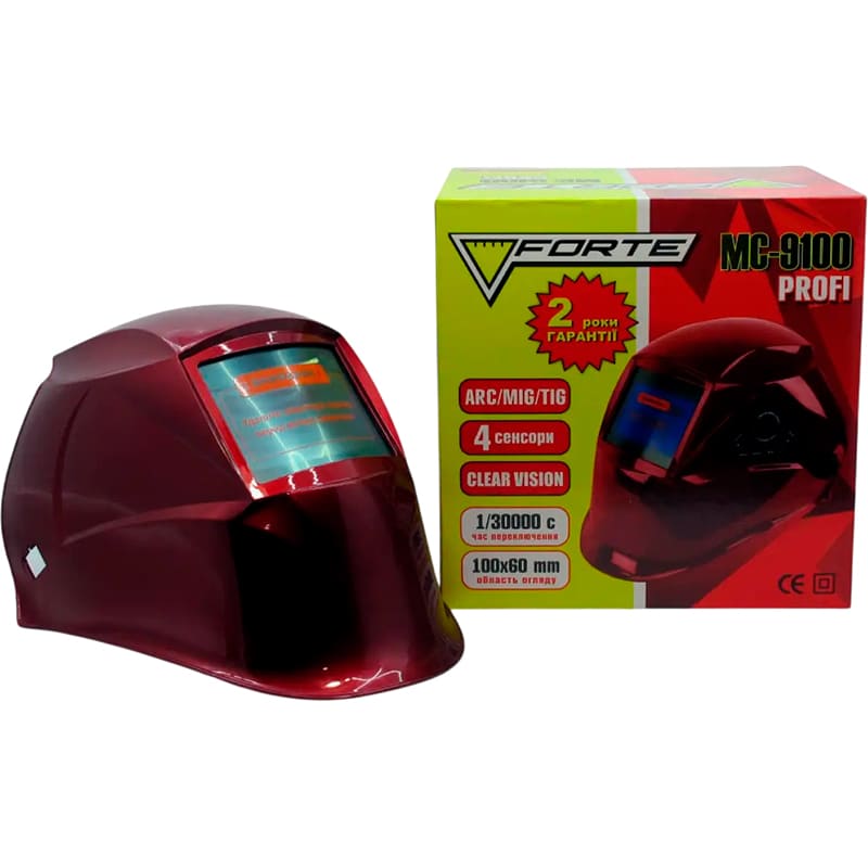 Сварочная маска FORTE МС-9100 (82075) Габариты 265 х 230 х 268