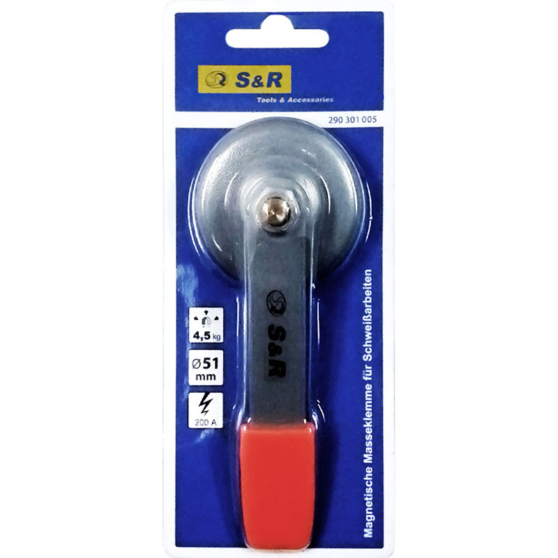 Магнитный зажим массы S&R 200А (290301005) Вес 0.182