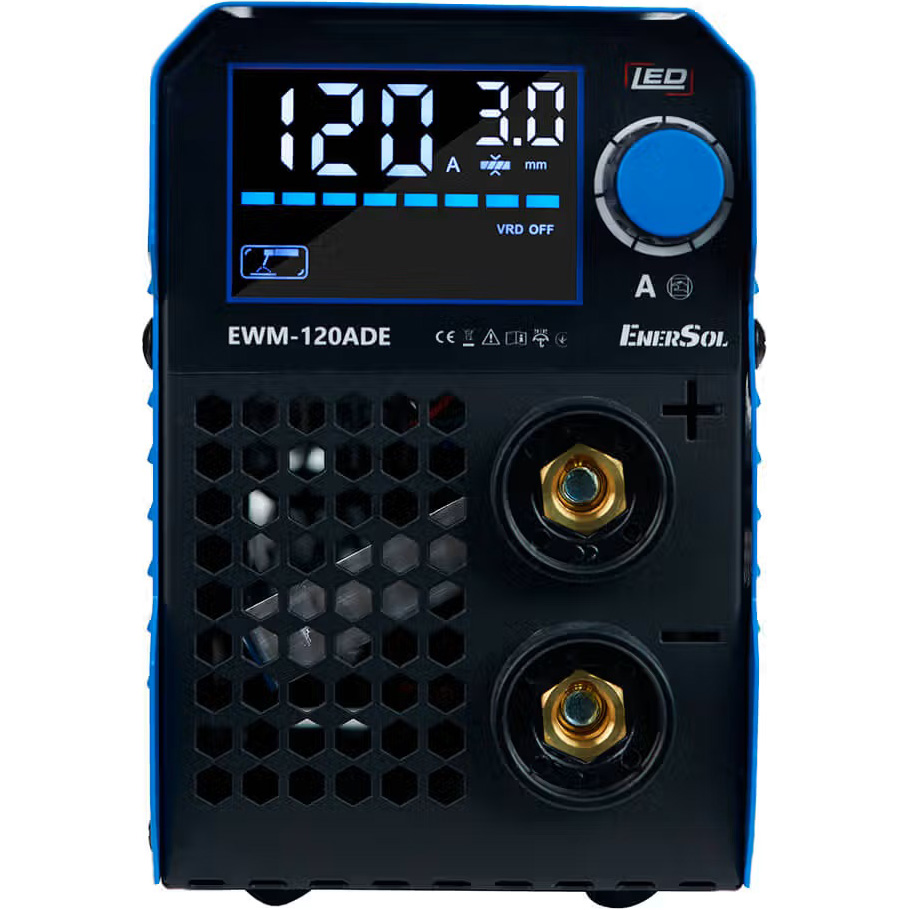 Сварочный аппарат ENERSOL EWM-120ADE Метод сварки дуговая (MMA)