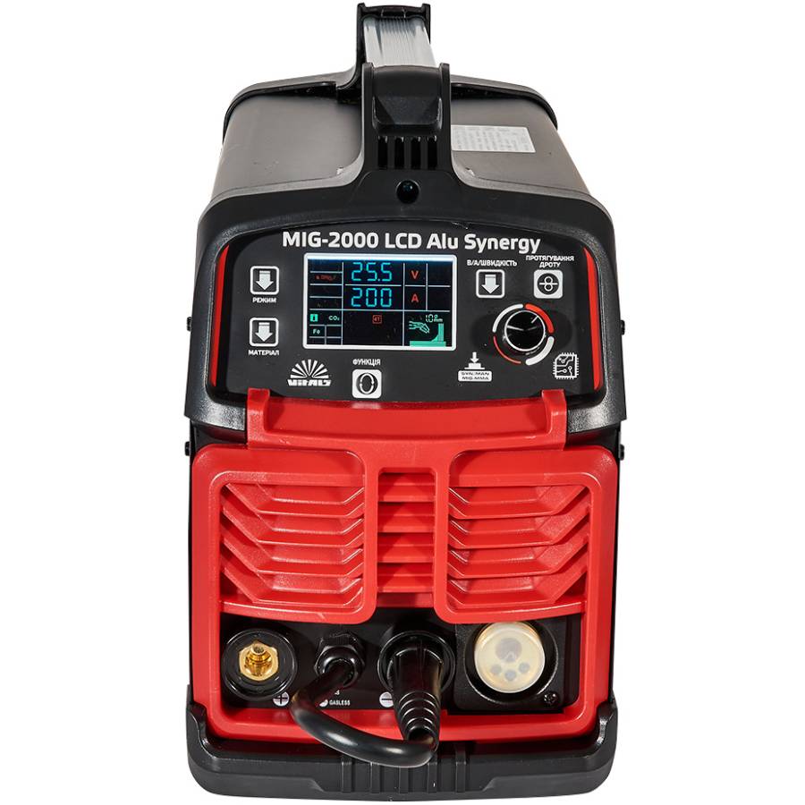 Сварочный аппарат VITALS Professional MIG 2000 LCD Alu Synergy (156989) Метод сварки дуговая (MMA)