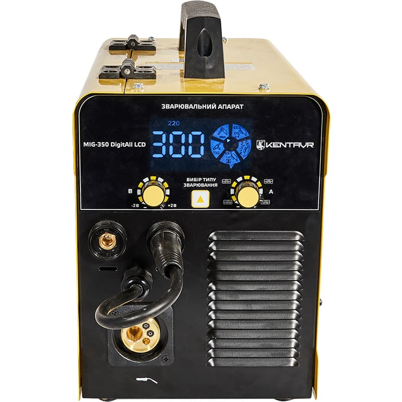 Зварювальний апарат КЕНТАВР MIG-350 DigitAll LCD (196143) Тип апарата інвертор