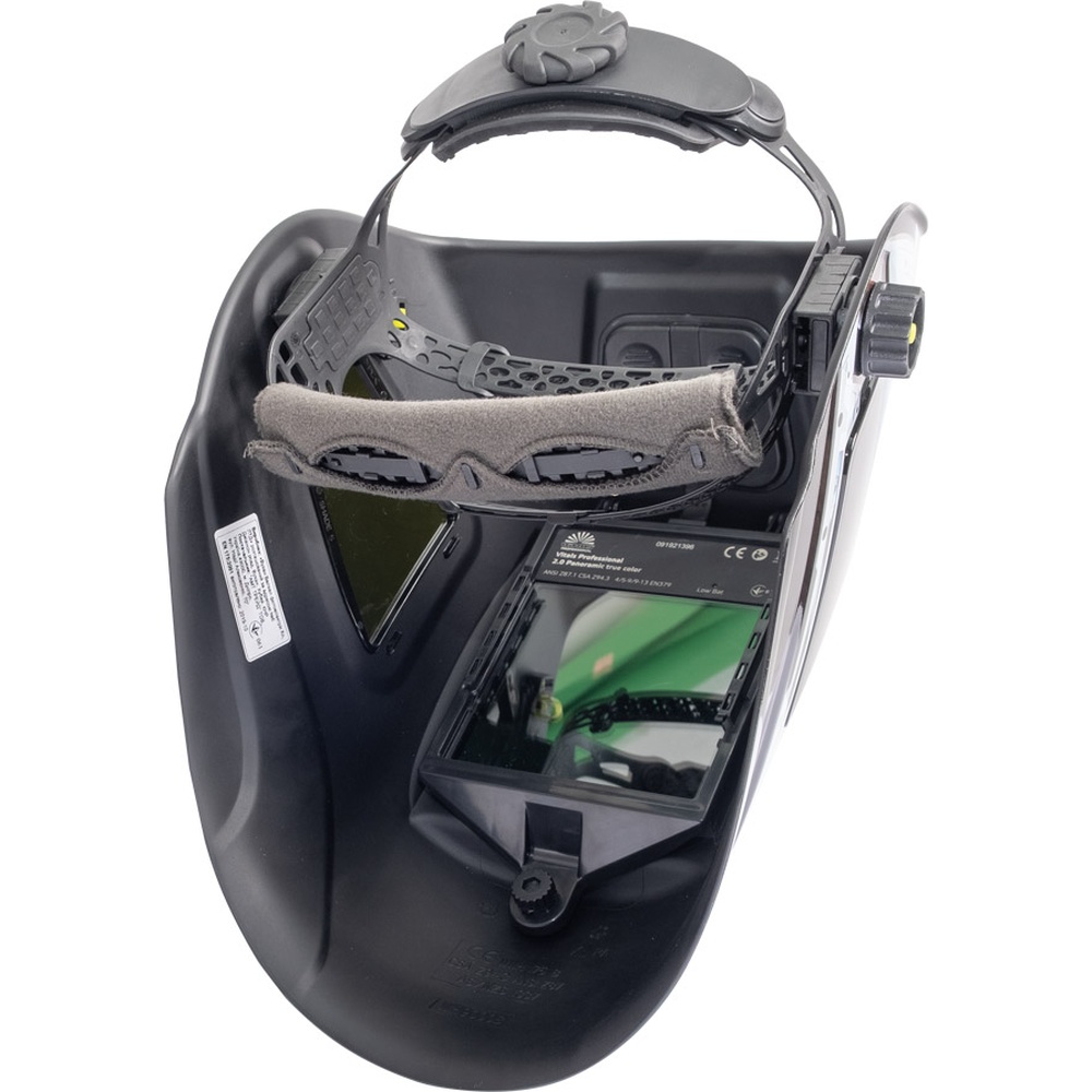 Зварювальна маска VITALS Professional 2.0 Panoramic True Color (111825N) Розмір екрана 100 х 93; 50/85 х 100