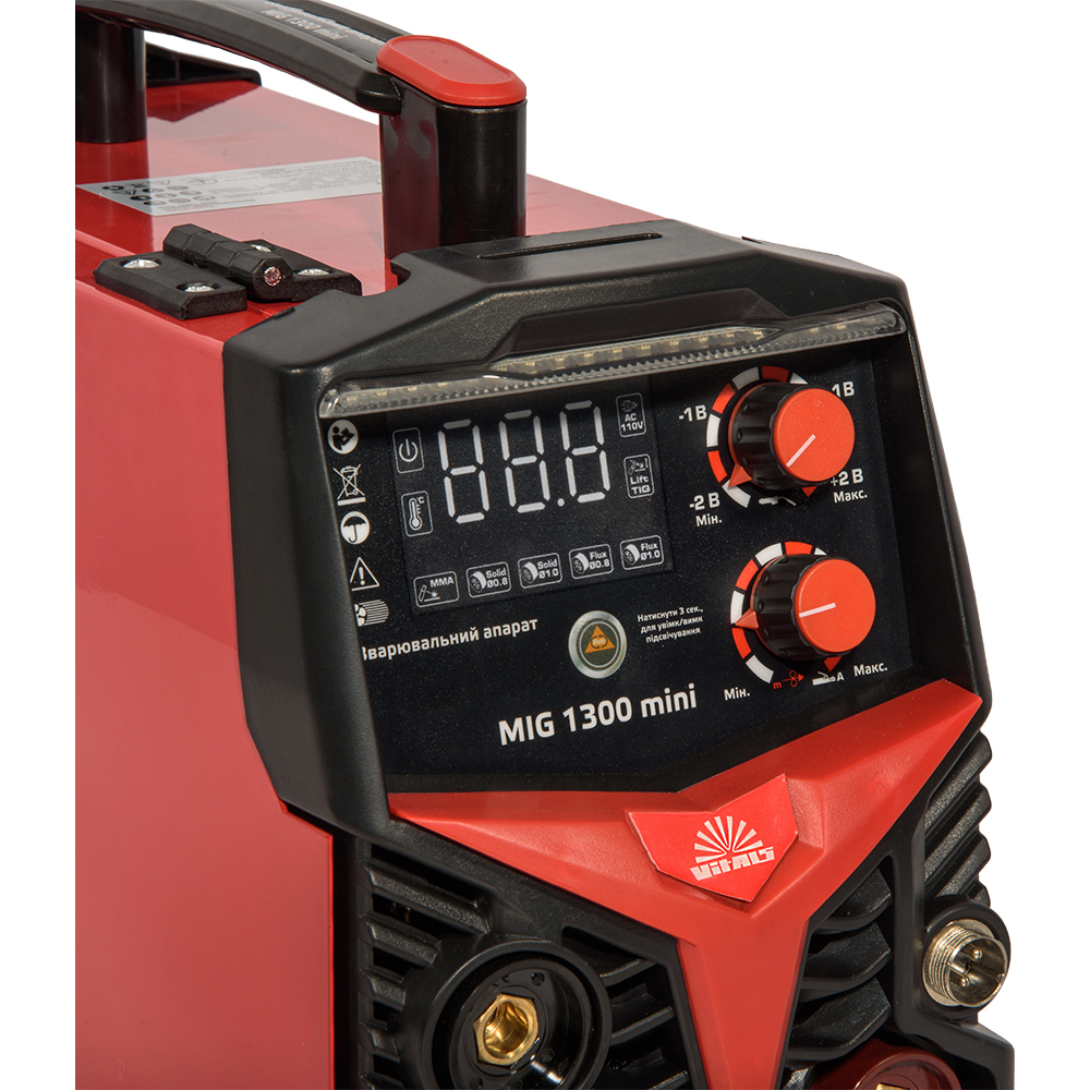 Зварювальний апарат VITALS MIG 1300 mini (237593) Метод зварювання аргонодугова (TIG)