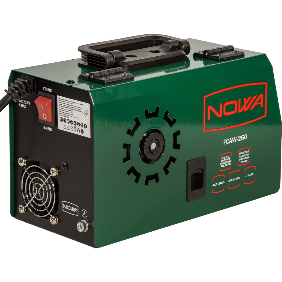 Зварювальний апарат NOWA FCAW-260 (237595) Метод зварювання напівавтоматична (MIG/MAG)