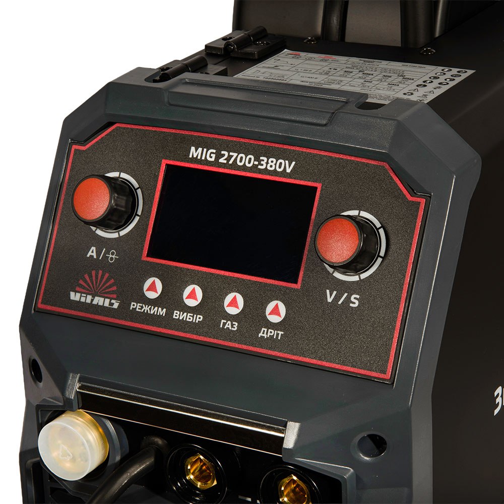 Фото 15 Зварювальний апарат VITALS Professional MIG 2700-380V (237592)