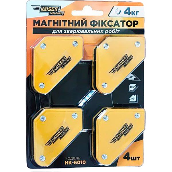 Магнітний фіксатор Kaiser ПК - 6010 до 4 кг 4 шт (90702)