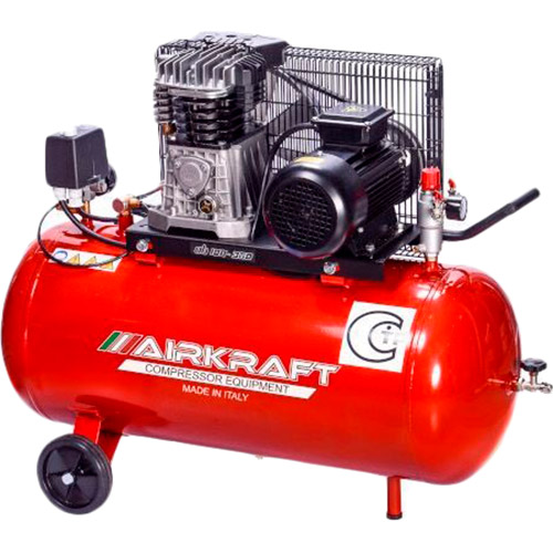 

Компрессор AIRKRAFT AK100-360M-220-ITALY, Компрессор Vрес=100л, 360л/мин, 220V, 2,2кВт