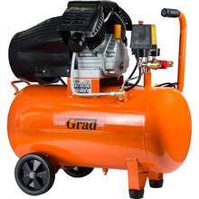 Компресор GRAD V 2.2кВт 386 л / хв 8 бар 50л 2 крана (7043935)