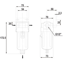 Фільтр-осушувач REFINE 1/2 "(7034211)