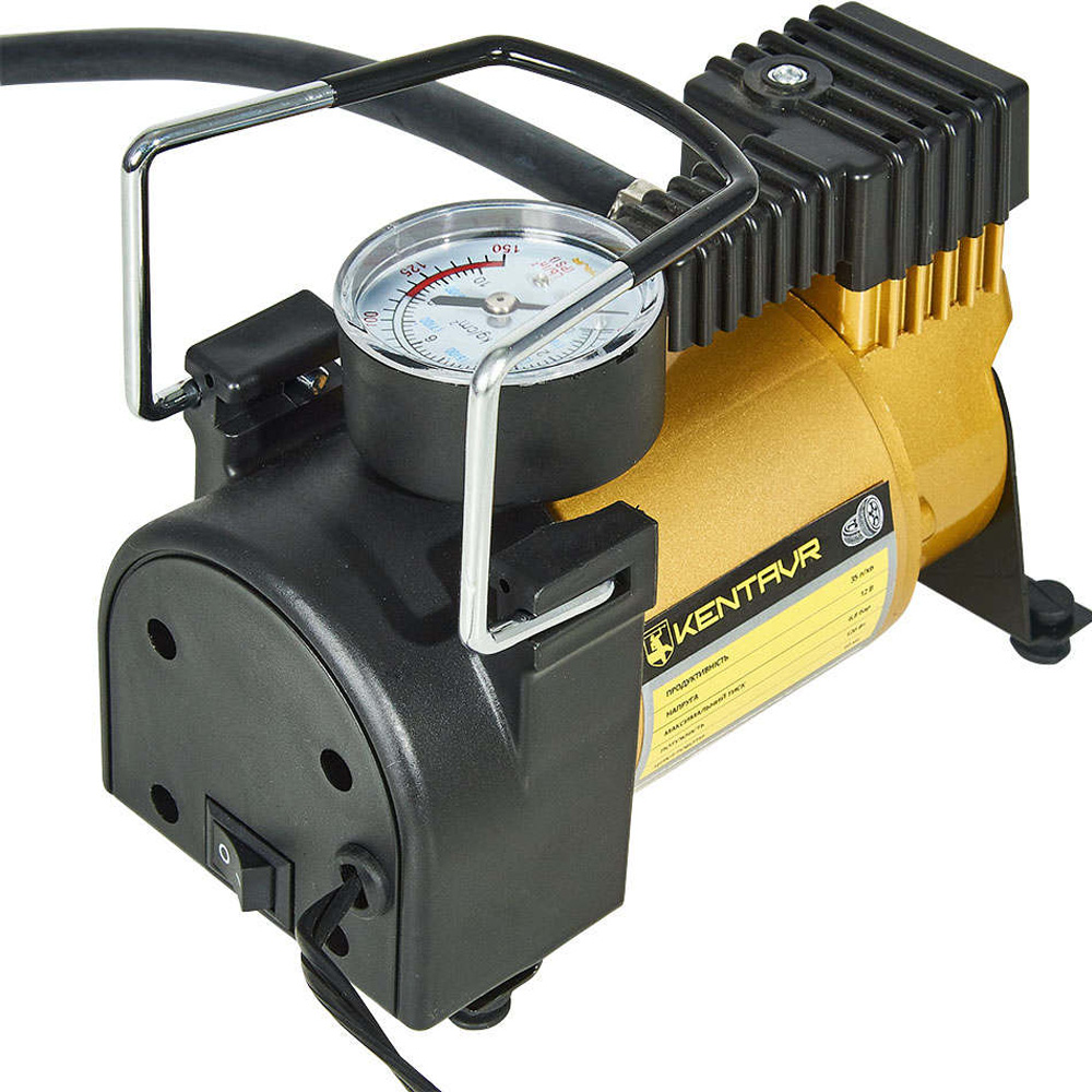 Автомобильный компрессор КЕНТАВР АК-15035А Yellow (123324)
