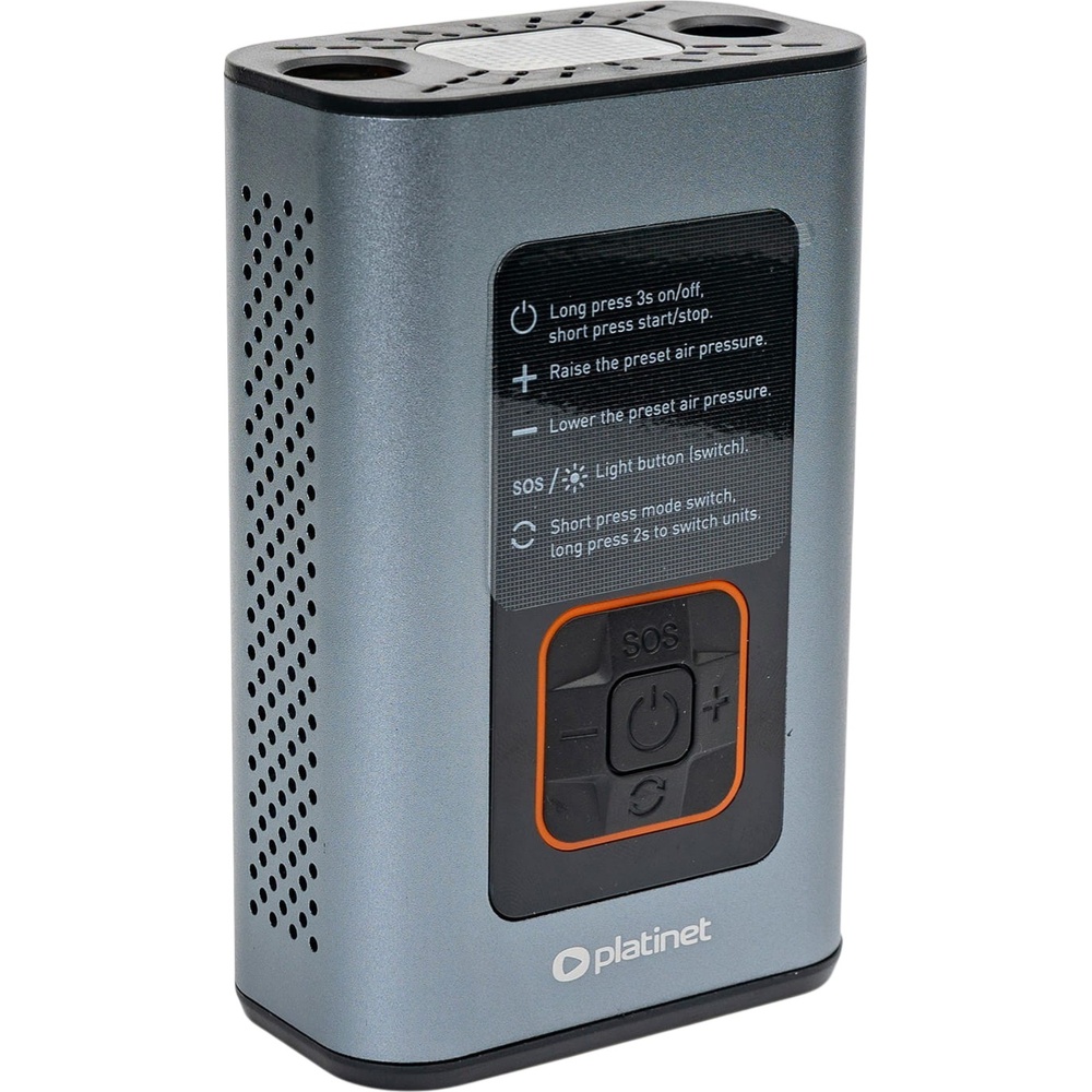 Компрессор PLATINET Tire Compressor 3-in-1 Pump Light Power Bank 10bar 4000mah (PTC22)