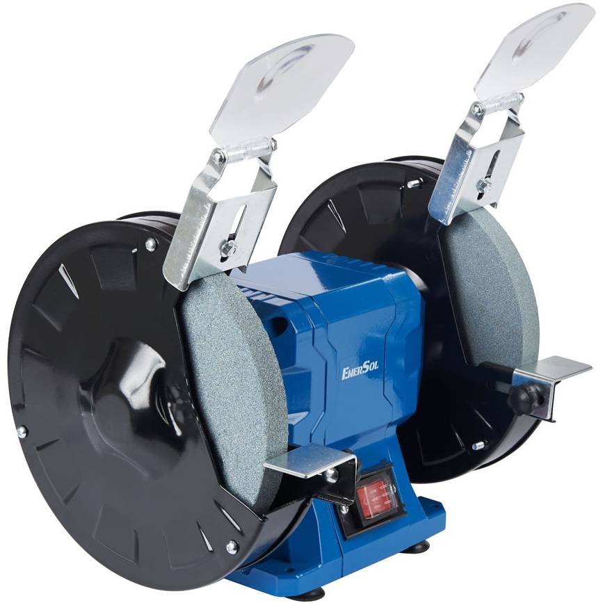 Точильний верстат ENERSOL 400 Вт (EBG-200E) Товщина шліфувального круга 20