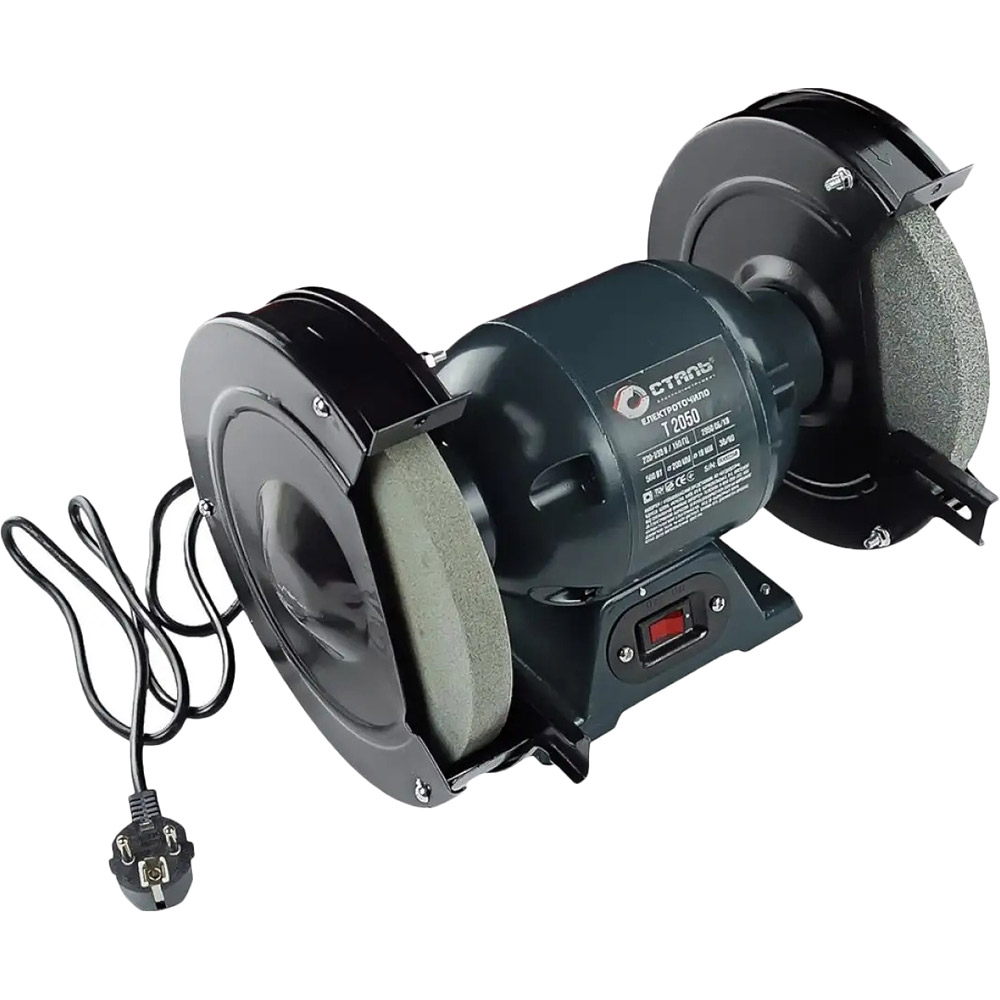 Точильный станок СТАЛЬ Т2050 (82179) Толщина шлифовального круга 16