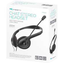 Гарнитура FIESTA MIC FIS1020 STEREO USB Black (FIS1020)