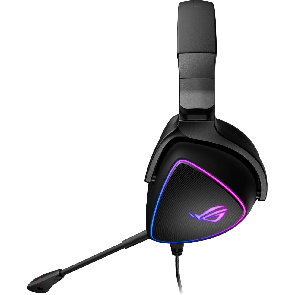 Гарнітура ASUS ROG Delta S USB RGB Black (90YH02K0-B2UA00) Кріплення дуга (над головою)